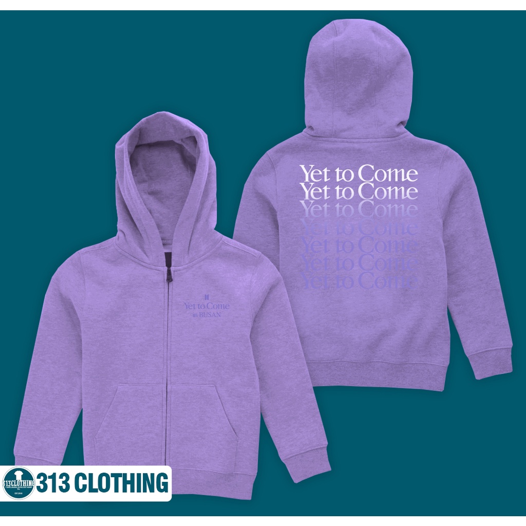 Jaket Hoodie Zipper Anak BTS Yet To Come In Busan Zipper Hoodie Anak BTS Busan City