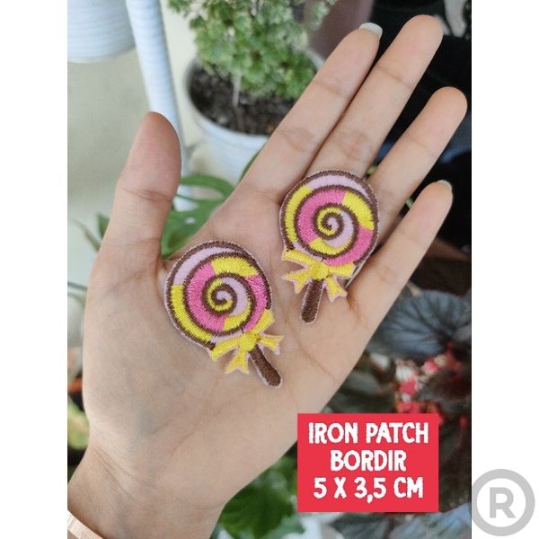 Jual Tinggal Setrika Emblem Bordir Lolypop Iron Patch Bordir Lolipop Patch Iron Permen Candy