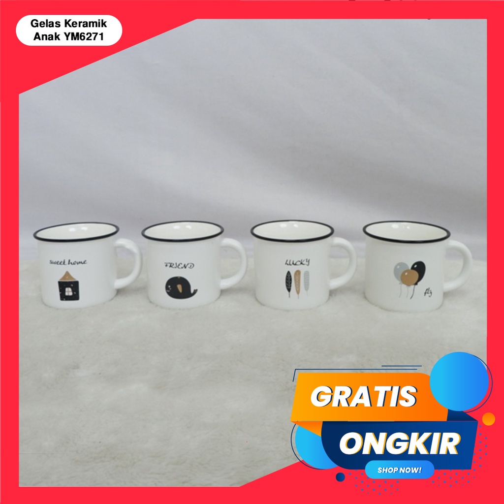 365 Mug Keramik #41058 Cangkir / Gelas Keramik Printing Korea Unik