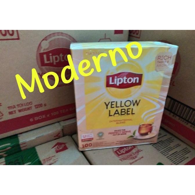 

[COD] Lipton yellow label tea 100 sheet non envelope 6 x 100 x 2g [COD]