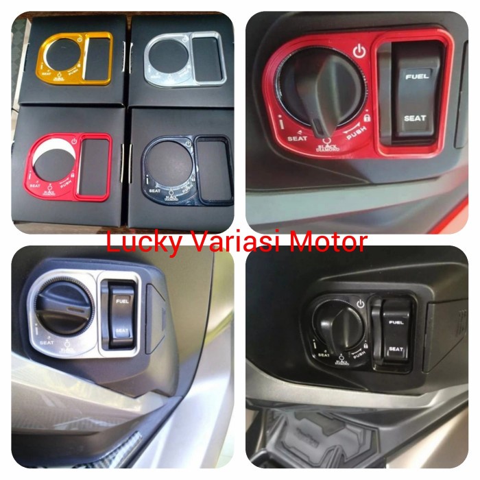 Cover Cover Kunci Kontak Pcx-150/160/ Adv-150 Vario 150/160 Black Diamond