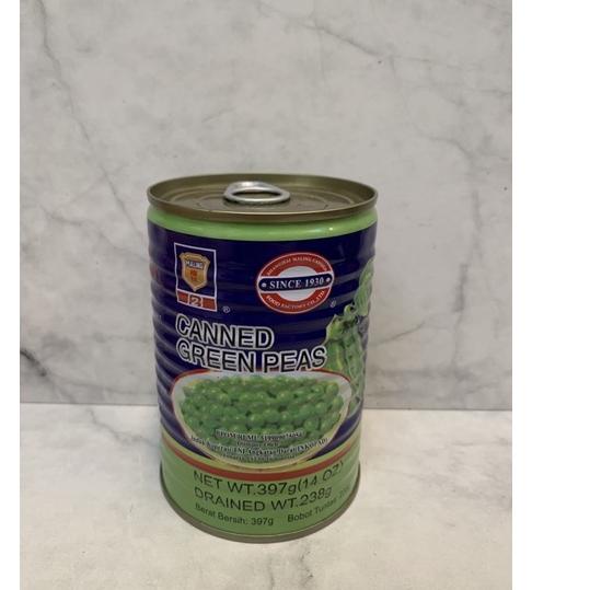 

Promo besar--Kacang Polong Kaleng Canned Green Peas 397g Maling TTS