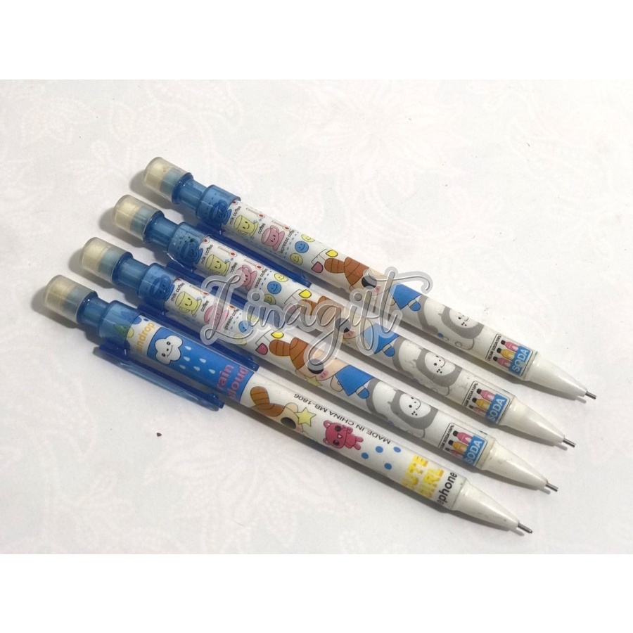 ( Ecer 1 Pcs ) MEKANIC PENCIL SALE - PENSIL MEKANIK 0.5 MM ANAK ANAK MURAH 2B