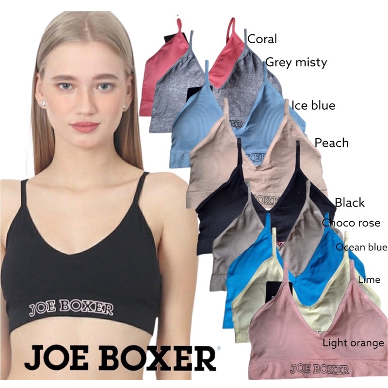 Sport bra joe boxer seemless  pakai busa push