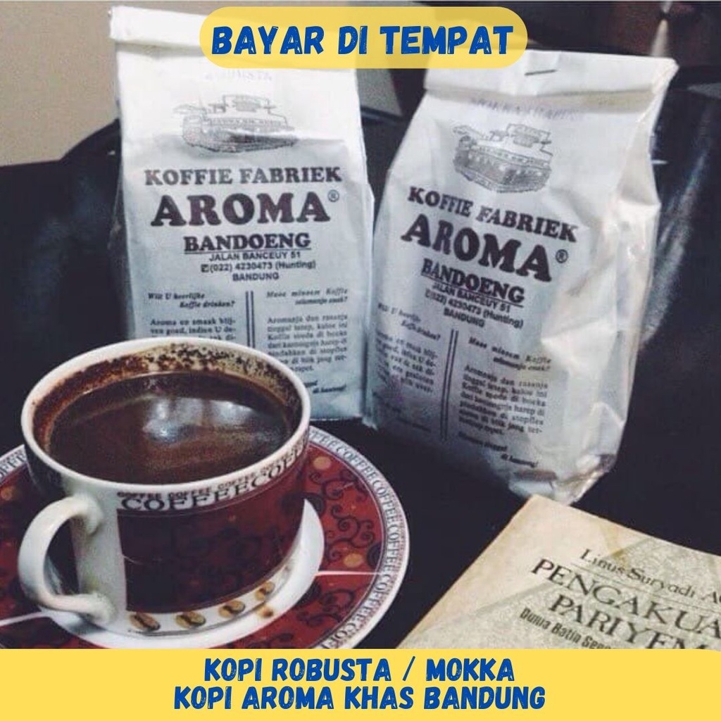 

KOPI ROBUSTA & MOKKA PABRIK AROMA BANDUNG BIJI KOPI PILIHAN ORIGINAL FRESH 250Gr / 500Gr