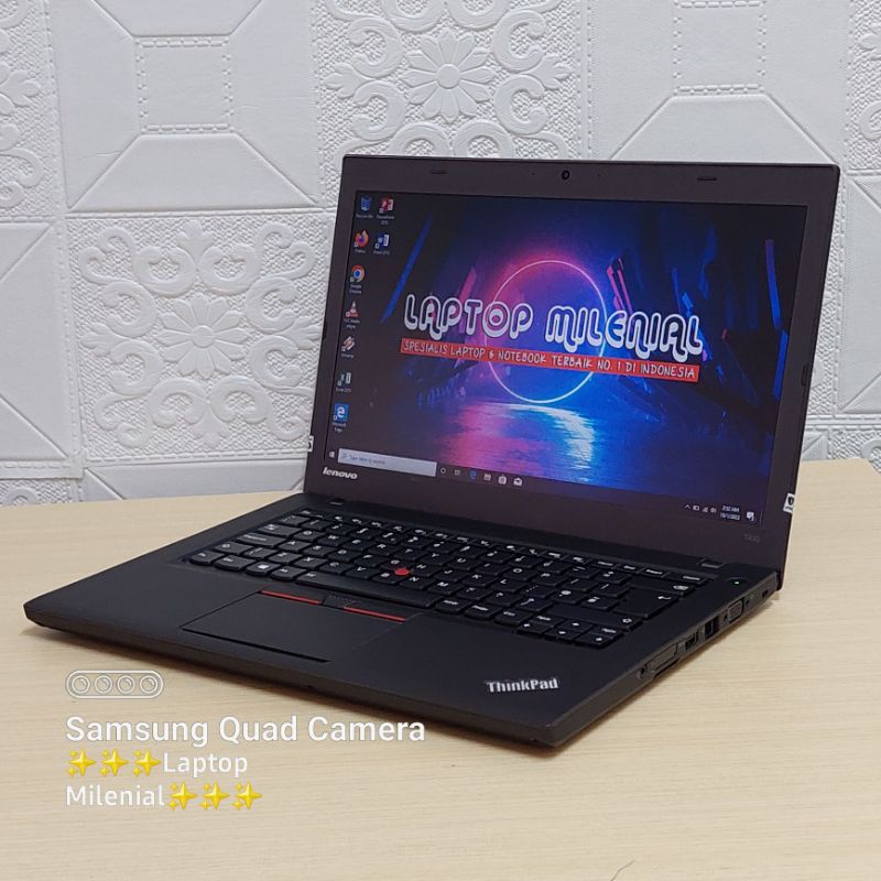 Laptop Lenovo Thinkpad T450 Intel Core i5-5300U Ram 8GB SSD 256GB 14&quot; Win 10 Original Bergaransi