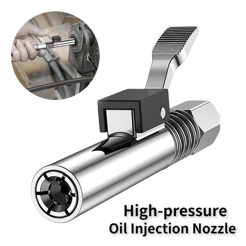 Alat Pengisian Minyak Tekanan Tinggi Dengan Penjepit Nozzle Datar Self-locking Non Bocor