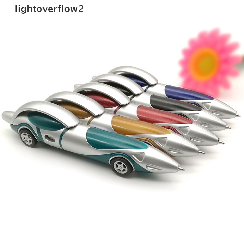 (lightoverflow2) Pulpen Bentuk Mobil Bahan Plastik Untuk Anak-Anak