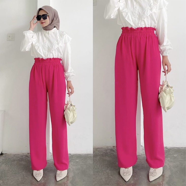 AFI - EC - Zena Kulot / Double Button CREPE Pant