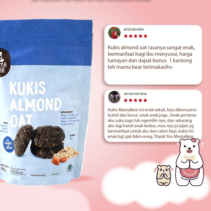 

READY ✅MamaBear Kukis Almond Oat rasa Cookies & Cream | Pelancar ASI | ASI Booster|RA1