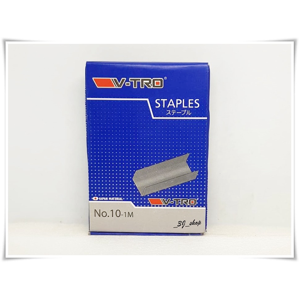 

0384-Isi Staples Merk V-Tro No.10N / Isi Staples / Isi Hekter / Isi Jepretan / Isi Jetrekan / Alat Sekolah / Isi Stapler Jepretan Halus