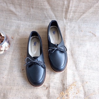 Image of thu nhỏ [SIAP KIRIM] BRShoes30 Hitam Sepatu Kerja Casual Flat Wanita #0