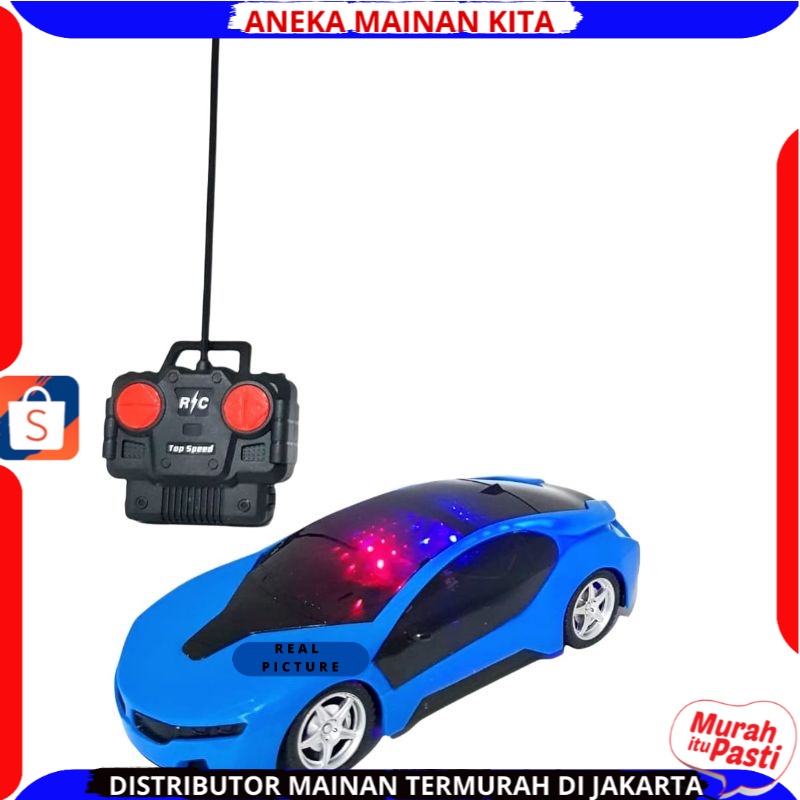 (BISA COD) Mobil RC SPORT CAR 3D Light famous lampu / Mainan Anak Mobil Remote Control Ada Lampu