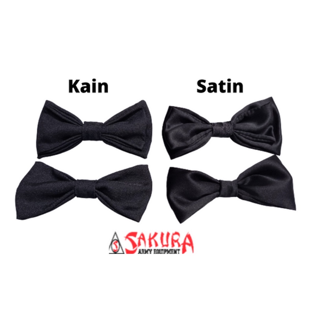 Dasi Kupu Kupu Pria Hitam Bowtie Dasi Pita Pria