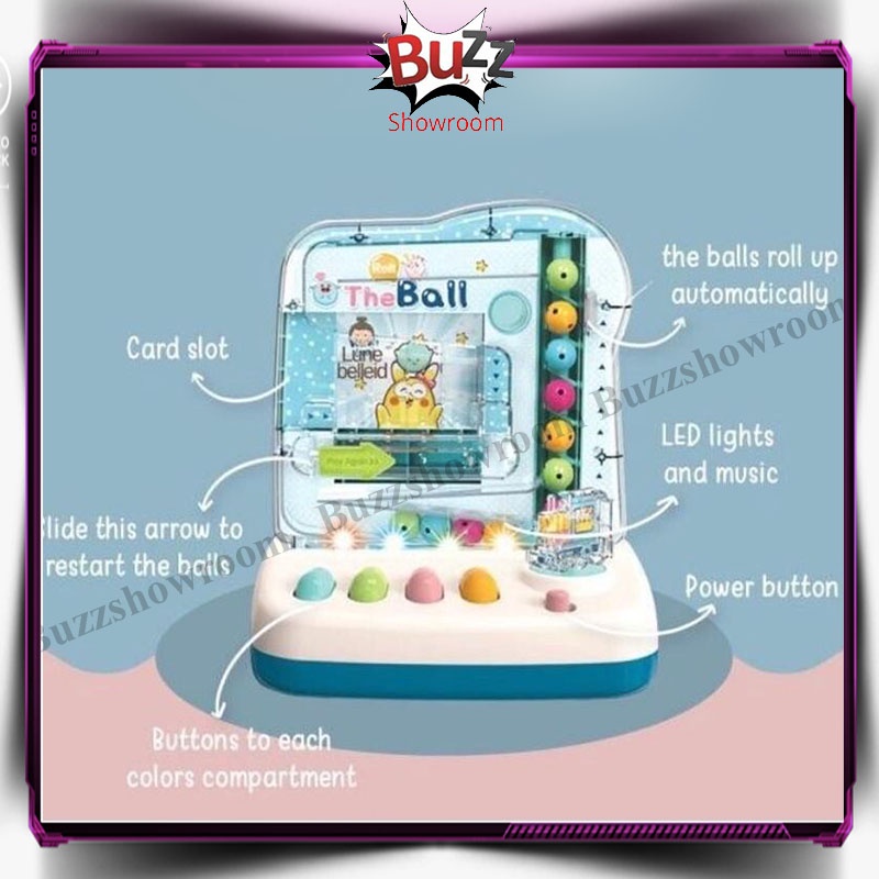 Roll The Ball Electric Mesin Mainan Anak Bola Otomatis