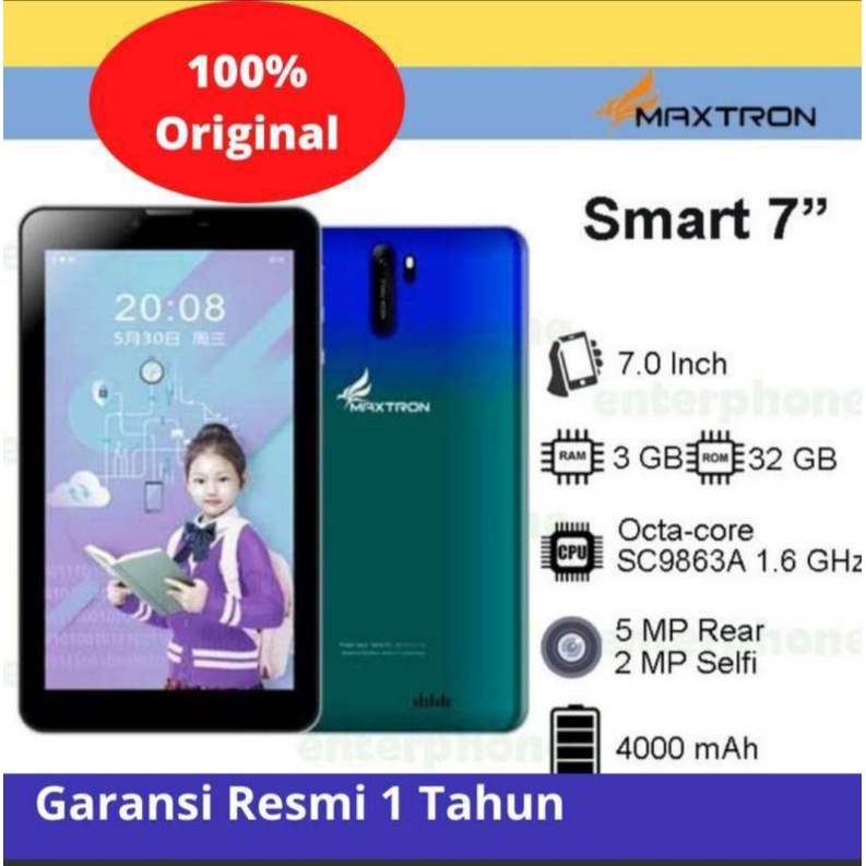 Maxtron smart 7 Tablet Android 4G LTE