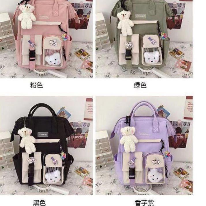 Harga Spesial ETALASE J/TAS KOREA IMPORT ORIGINAL/TAS IMPORT ASLI/TAS KOREA FREE PIN GANTUNGAN BONEK