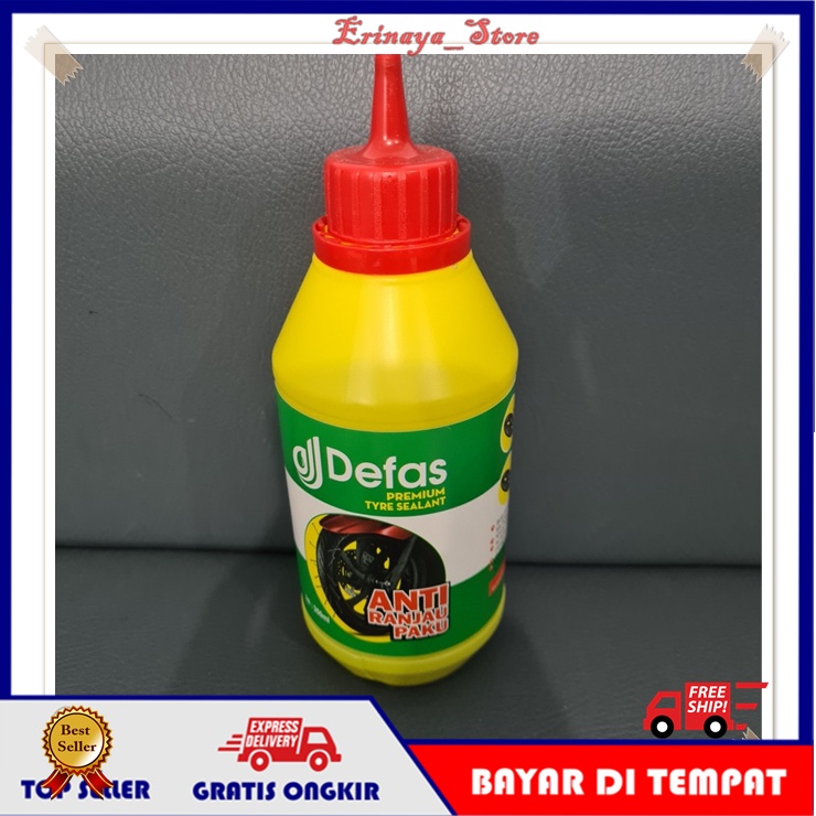 ORIGINAL Cairan Anti Bocor Ban Tubles Tyre Sealant Tubeless Motor Defas 350 ML Original Ori