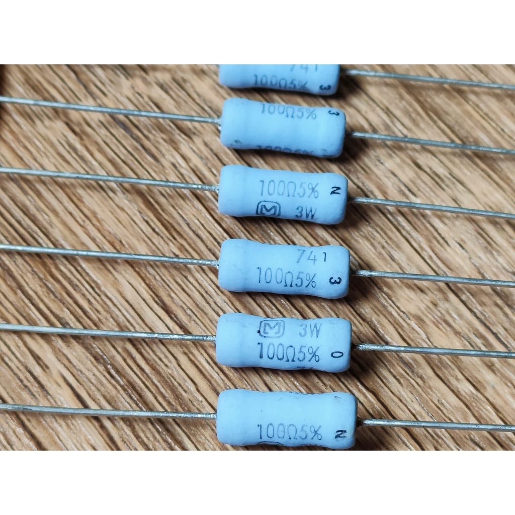 RESISTOR PANASONIC 3W 100 OHM ORIGINAL  PENGGANTI RESISTOR 2W 2 WATT