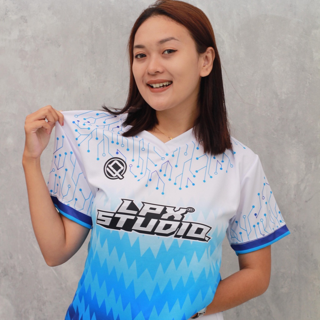 Jersey Futsal Blue Electric