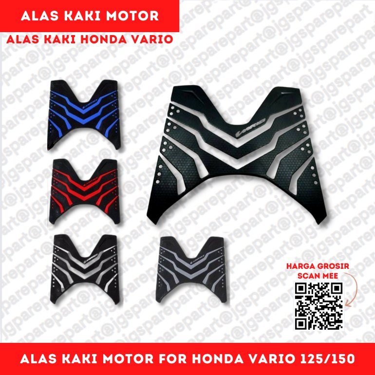 Alas Kaki Vario 150 125 - 150 New Terbaru 2018 - 2021 Karpet Keset Motor Vario 2022