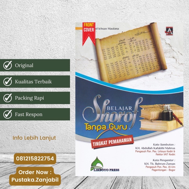 Belajar Shorof Tanpa Guru - Lirboyo Press
