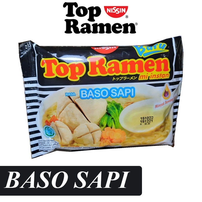 

PROMO Nissin Top Ramen Besar ALL VARIAN HALAL / Ramen Halal - Baso Sapi