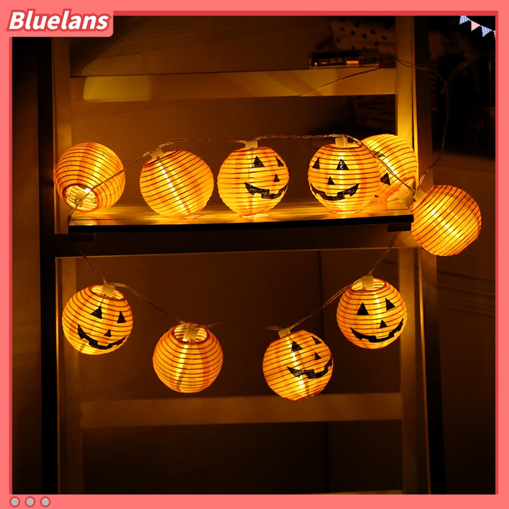 Lampu Lentera Gantung LED Bahan Plastik Tahan Air Untuk Pesta Halloween