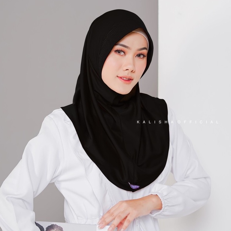 Jilbab Sport Menutupi Dada Jersey Premium Sekolah Panjang