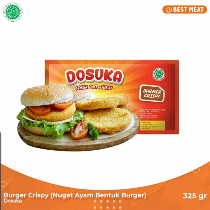 

Dosuka Crispy Burger 6s 325gr