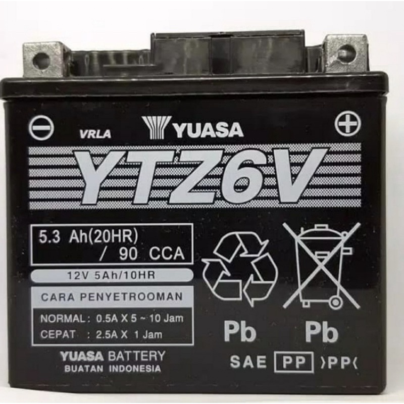 aki motor HONDA PCX CBR150 YTZ6V YUASA