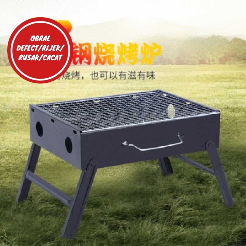 [OBRAL RIJEK] Alat Panggang Arang BBQ Outdoor Grill Stove Foldable - FC3