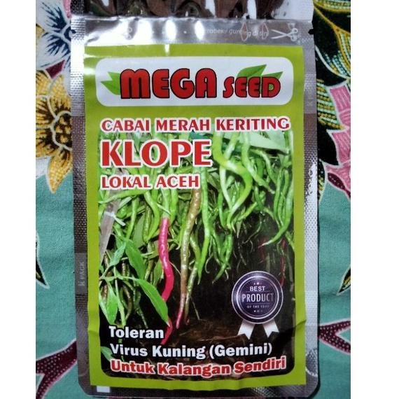 KRT.18Oc22ᴷ ‣ Cabe KLOPE Aceh 10 Gram - Benih Cabe Merah Keriting KLOPE Aceh - CMK KLOPE- Bibit Cabe