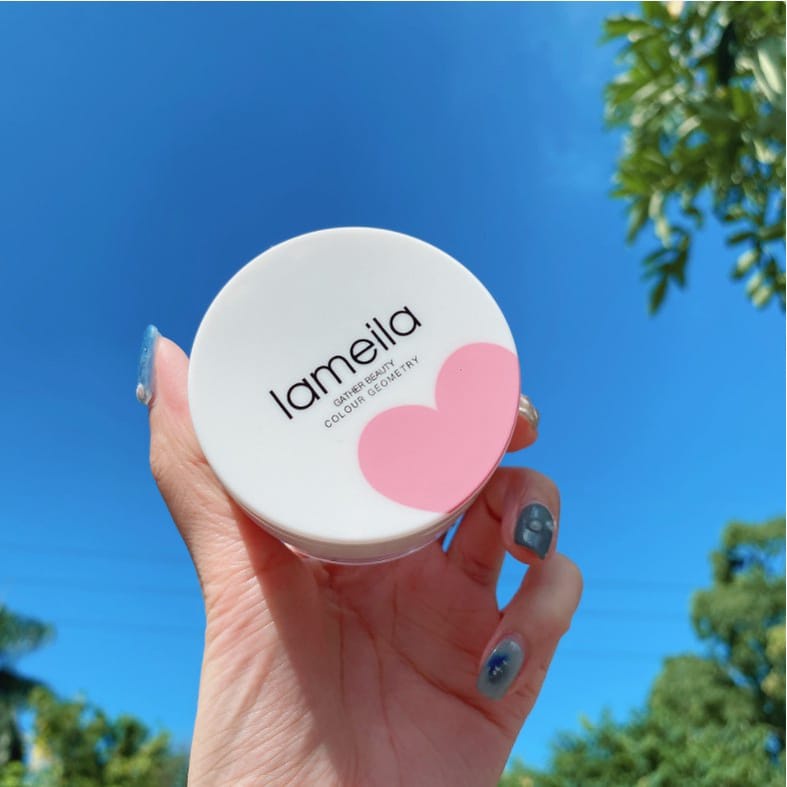 Hope Store - Lameila Bedak Tabur Loose Powder Oil Control with mirror cermin 3050