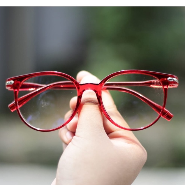 Kaca mata anti radiasi / Kacamata Wanita Pria Frame Anti Radiasi Transparan impor Kacamata korea