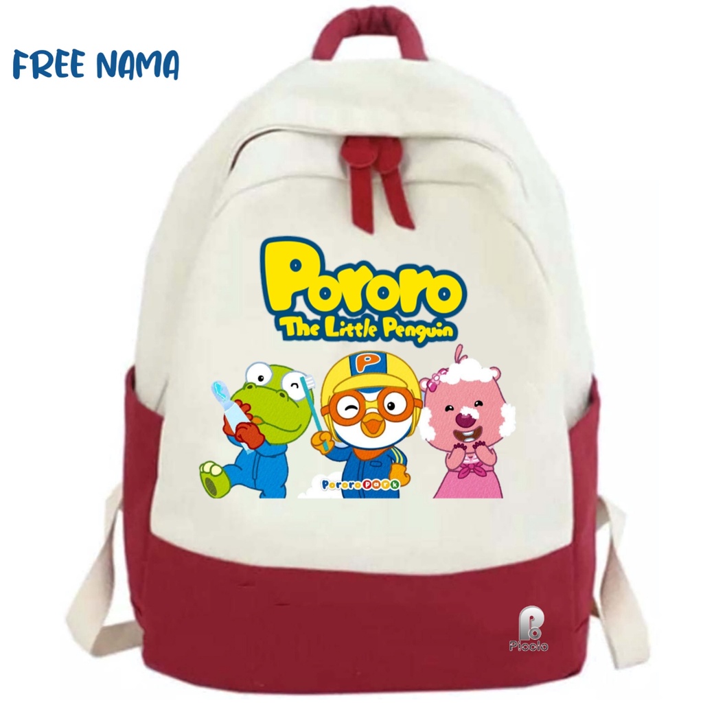 Tas Sekola Anak-anak SD Tas Backpack pororo the little penguin