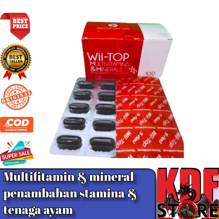 vitamin obat Wii TOP untuk burung dan ayam / WIITOP obat Ayam