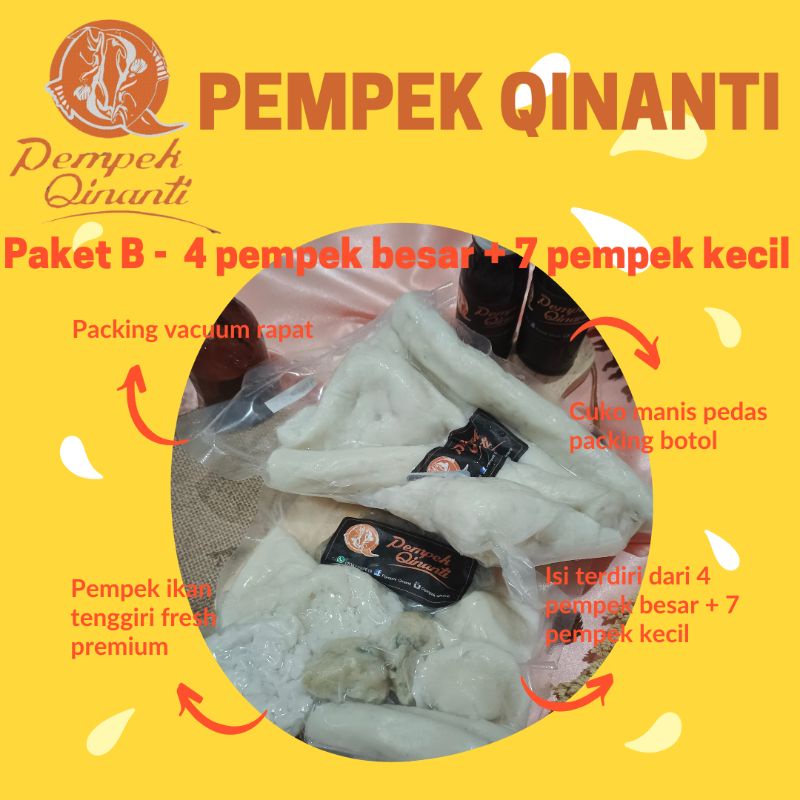 

PAKET B PEMPEK QINANTI / PEMPEK PALEMBANG.