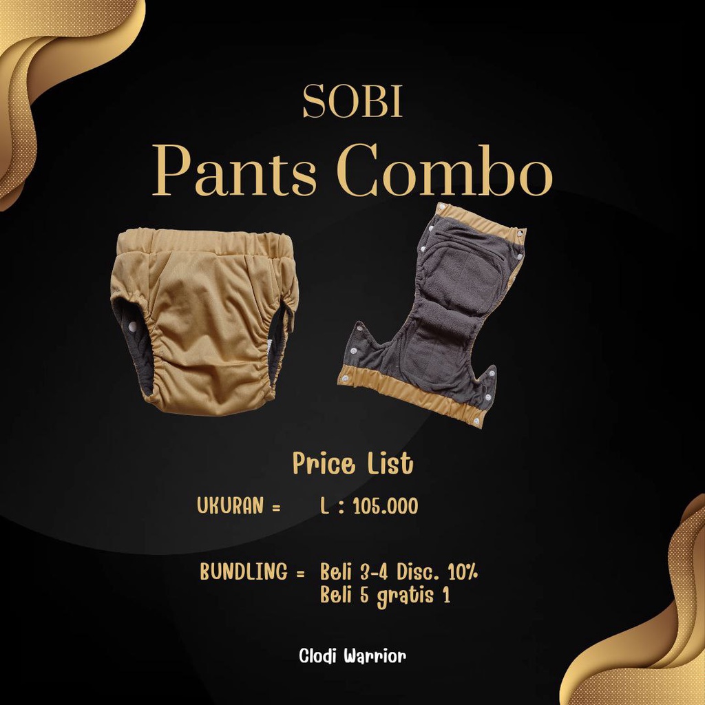 [BARU] Sobi Pants Combo Size L (BB 10-16 kg)