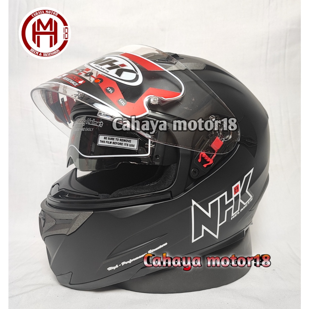 Helm nhk full face 2024 hitam