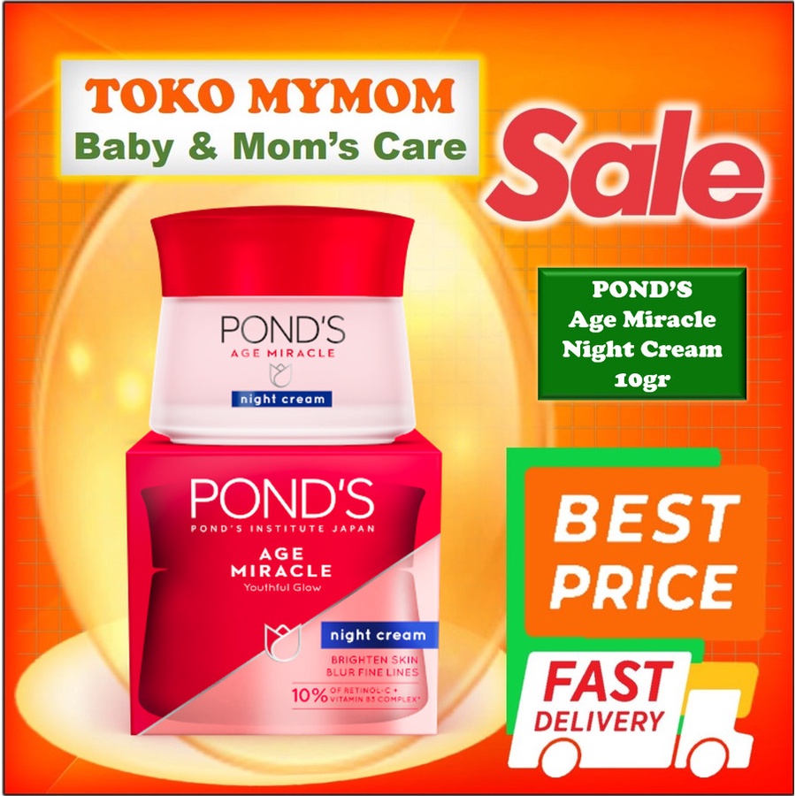 [BPOM] Ponds Age Miracle Night Cream 50gr / Pond'S / Pond / Moisturizer Anti Aging / MY MOM