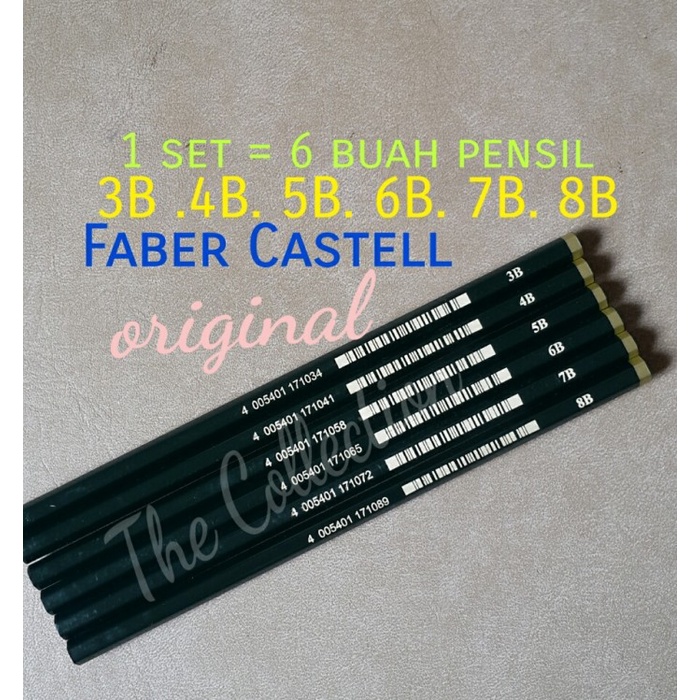 

Sale!!! Ready Atk235Fc (1 Set=6 Pensil) Pro 8B 7B 6B 5B 4B 3B Sketsa Faber Art Sale!!!