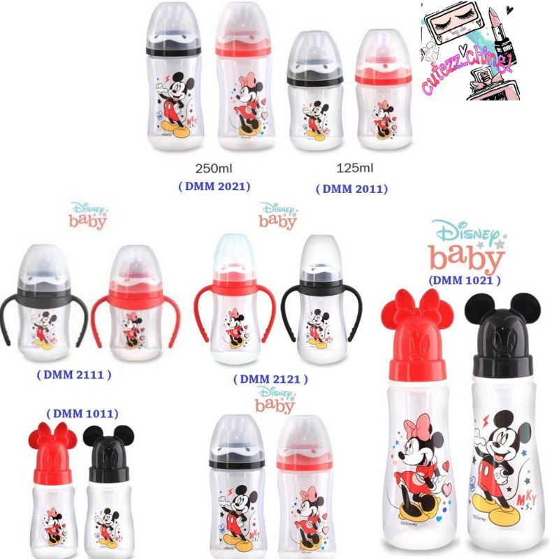 ☃Cutezz_Ching1☃Lusty Bunny Disney DMM-1011/1121/1111/1021 Botol Susu Regular Round