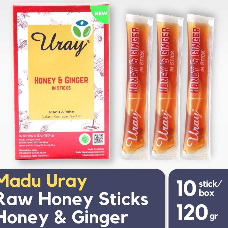 

Trx7o2Nc--Paket 6 Box Madu Uray Honey Stick Sachet - Ginger - Madu Murni - Madu Hutan - Madu Asli Organik