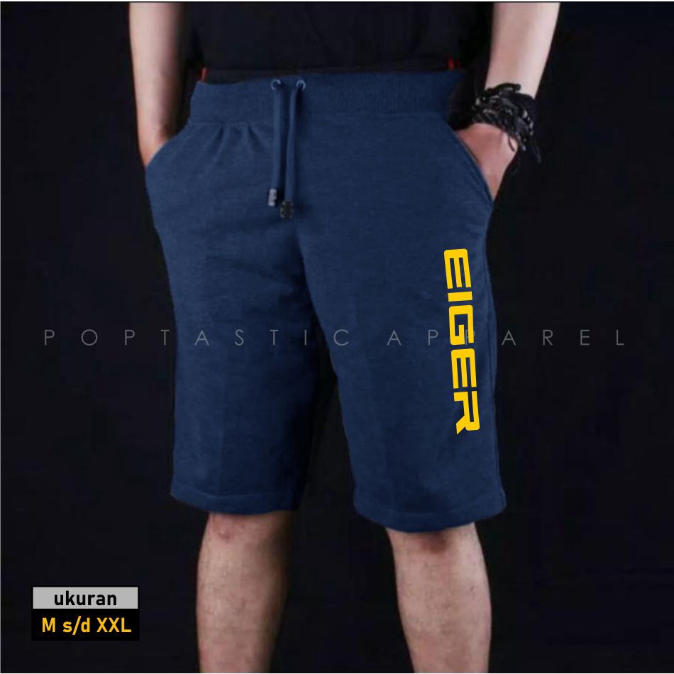 NEW Celana Jogger Pendek Training Sweatpants Bahan Fleece Tebal