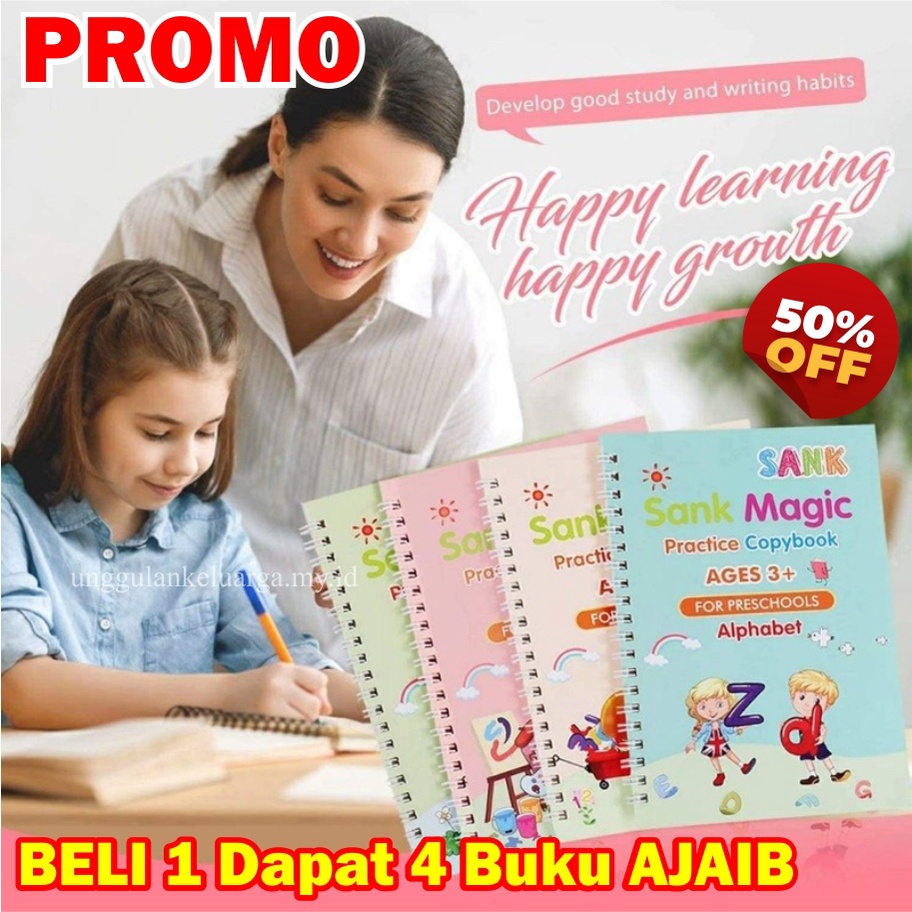 

Buku Edukasi Ajaib Anak Sank Magic PROMO Dapat 4 Buku