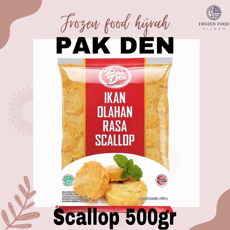 

PAK DEN SCALLOP 500GR
