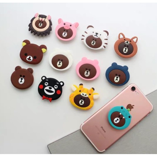 POP SOCKET KARAKTER 3D / PHONE HOLDER SOCKET KARAKTER CARTOON