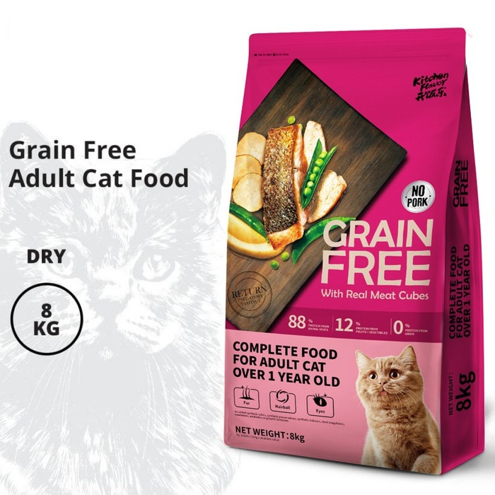 Kitchen Flavor Grain Free Adult Cat 8kg Kitchen Flavor Adult Cat Food