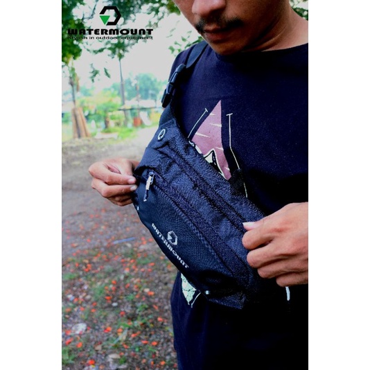 waistbag tas pinggang tas dada watermount glagah original